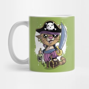 Cat pirate treasure Mug